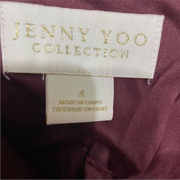 Jenny Yoo Inesse Dress in Hibiscus (red/burgundy) size 4 - Picture 10 of 10